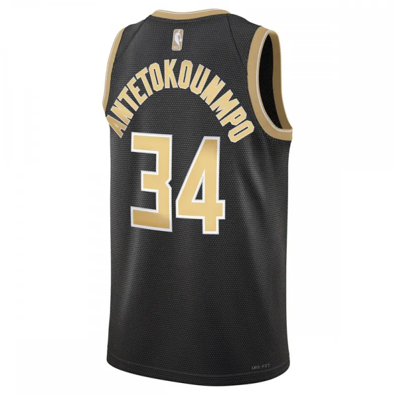 Giannis Antetokounmpo Milwaukee Bucks Unisex Select Series Swingman Jersey - Preto
