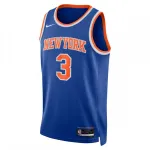 Camiseta unisex Swingman de Josh Hart de los New York Knicks – Edición Icono – Azul