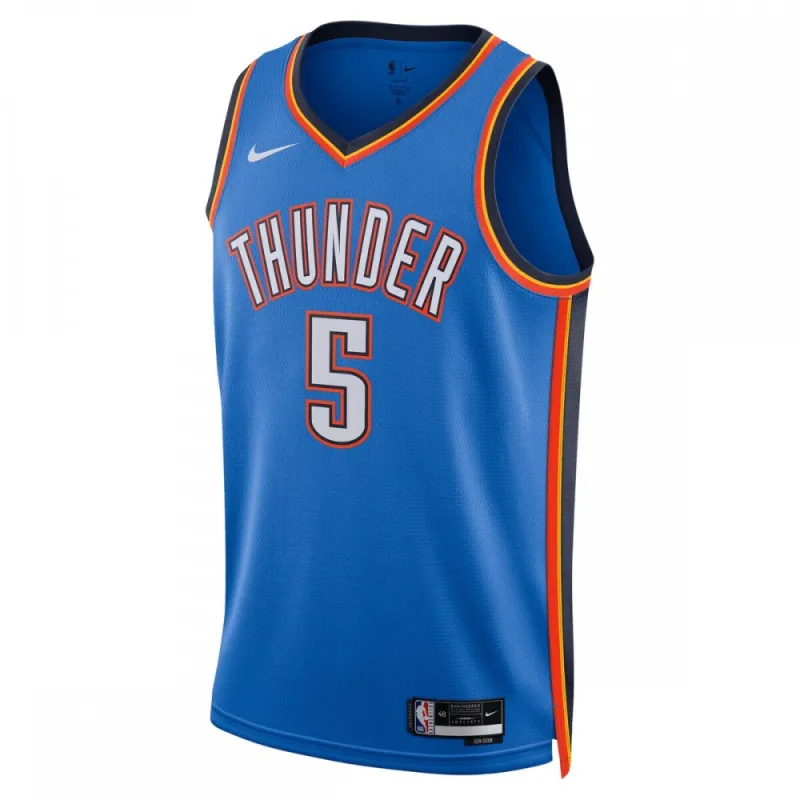 Luguentz Dort Oklahoma City Thunder Unisex Swingman Jersey - Icon Edition - Bleu
