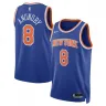 Maillot Swingman unisexe OG Anunoby New York Knicks - Édition Icone - Bleu