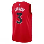 Maglia Swingman unisex OG Anunoby dei Toronto Raptors – Icon Edition – Rossa