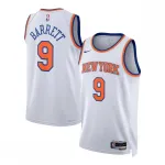 RJ Barrett New York Knicks Camiseta Swingman Unisex - Edición Asociación - Blanca