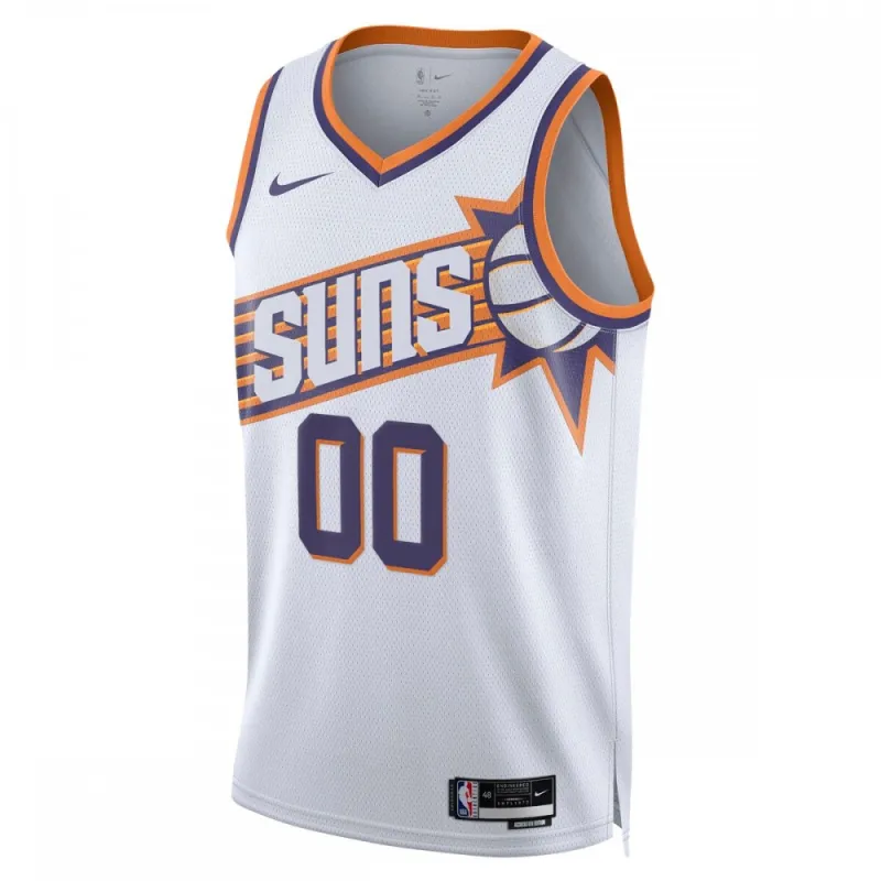 Maglia da ginnastica unisex Phoenix Suns Swingman personalizzata – Bianca – Edizione Association