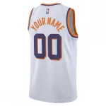 Maglia da ginnastica unisex Phoenix Suns Swingman personalizzata – Bianca – Edizione Association