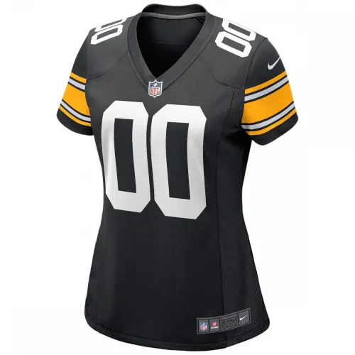 Pittsburgh Steelers Nike Women’s Alternate Custom Game Jersey – Black