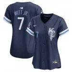 Bobby Witt Jr. Kansas City Royals Nike Frauen Stadt Connect Limited Spieler Jersey - Navy Bobby Witt Jr. Kansas City Royals Nike City Connect Limited Spielertrikot für Damen – Marineblau