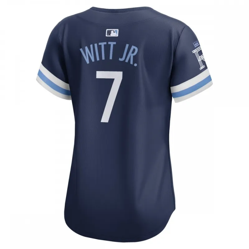 Bobby Witt Jr. Kansas City Royals Nike City Connect Limited Spielertrikot für Damen – Marineblau