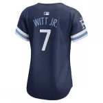 Bobby Witt Jr. Kansas City Royals Nike City Connect Limited Spielertrikot für Damen – Marineblau