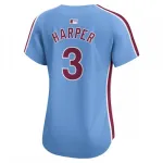 Bryce Harper Philadelphia Phillies Nike Women’s Alternate Limited Player Jersey – Light Blue