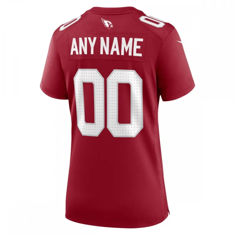 Jersey de juego personalizado Nike para mujer de los Arizona Cardinals - Cardinal