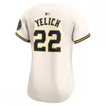 Christian Yelich Milwaukee Brewers Nike Damen Home Limited Player Jersey - Creme
