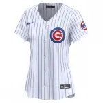 Dansby Swanson Chicago Cubs Camiseta Nike Home Jugador Limitada Mujer - Blanca