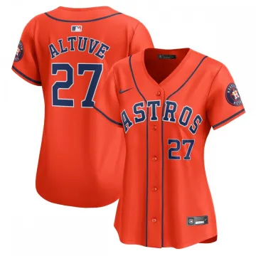 Jose Altuve Houston Astros Camiseta Nike Alternate Limited Player, Naranja, Mujer