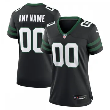 New York Jets Maillot de match féminin Nike Alternate Custom - Legacy Black