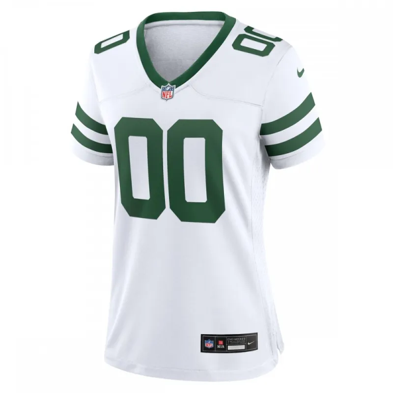 New York Jets Nike Women’s Custom Game Jersey – Legacy White