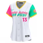 Manny Machado San Diego Padres Nike Women’s City Connect Limited Player Jersey – White