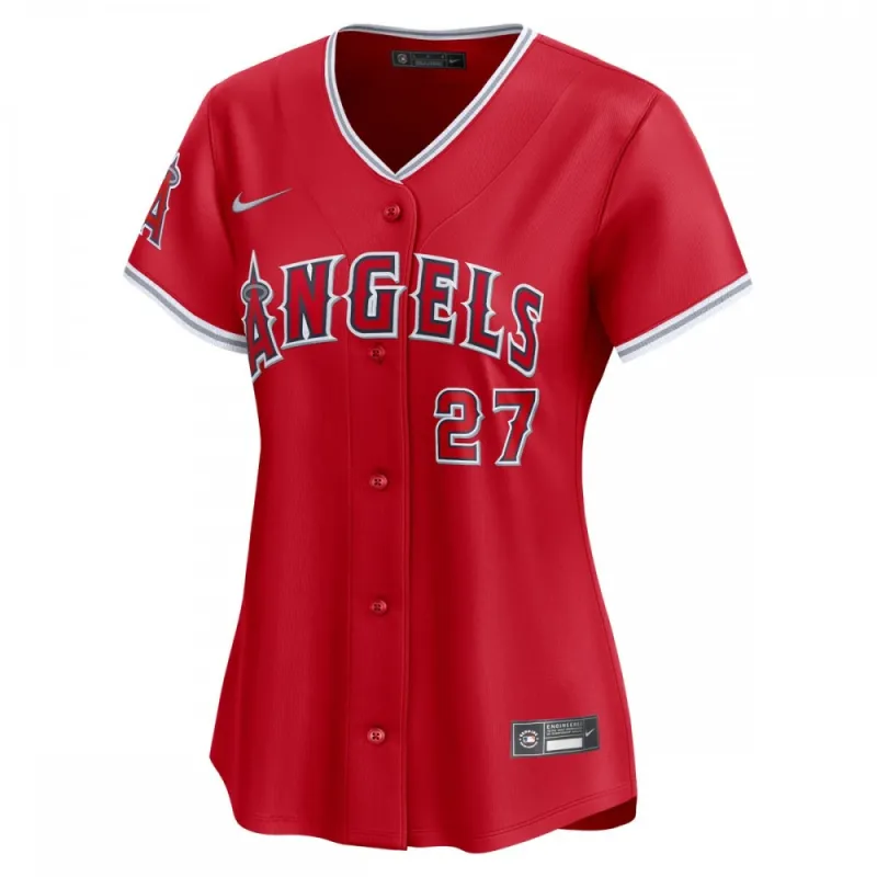 Mike Trout Los Angeles Angels Nike Women’s Alternate Limited Player Jersey – Red