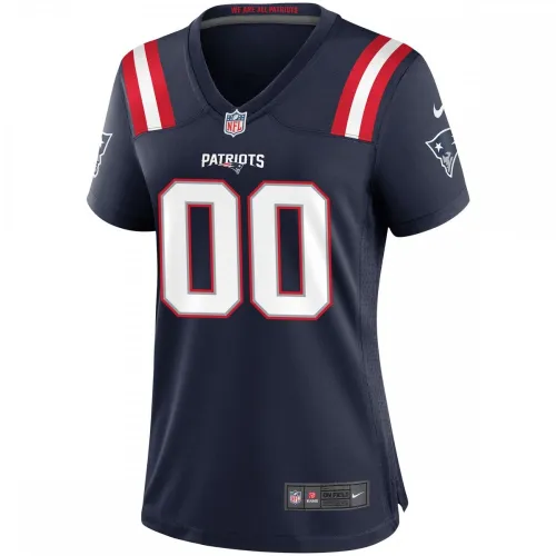 Camiseta de Juego Personalizada Nike New England Patriots, Mujer - Azul marino
