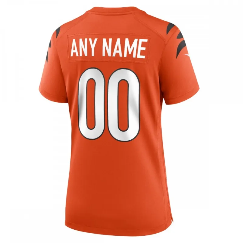 Cincinnati Bengals Nike Frauen Alternate Spiel Custom Jersey - Orange