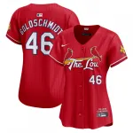 Paul Goldschmidt St. Louis Cardinals Nike Women's 2024 City Connect Limited Player Jersey - Red Paul Goldschmidt St. Louis Cardinals Nike Women’s 2024 City Connect Limited Player Jersey – Red
