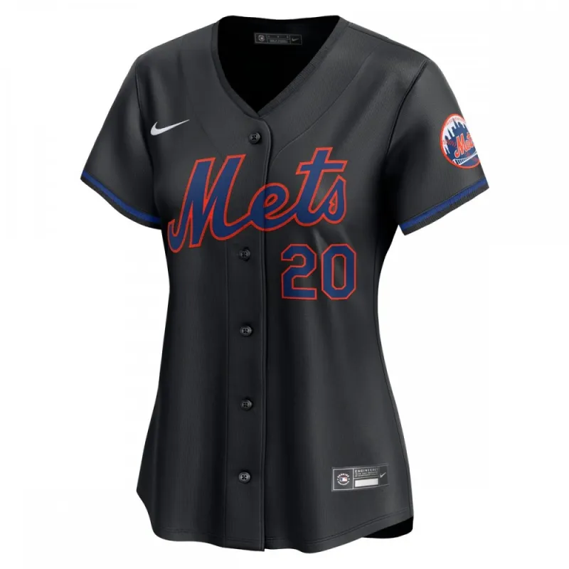 Pete Alonso New York Mets Nike Frauen Alternate Limited Player Jersey - Schwarz