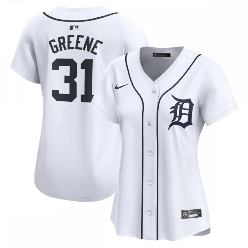 Riley Greene Detroit Tigers Nike Women's Home Limited Player Jersey - Branco