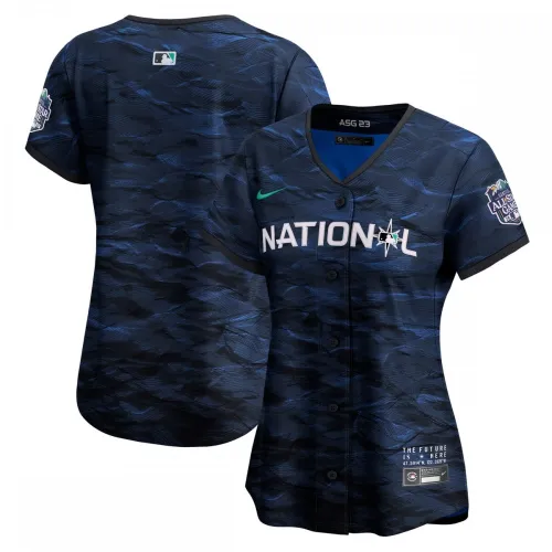 Liga Nacional Camisola limitada Nike para mulher do jogo All-Star da MLB de 2023 - Royal