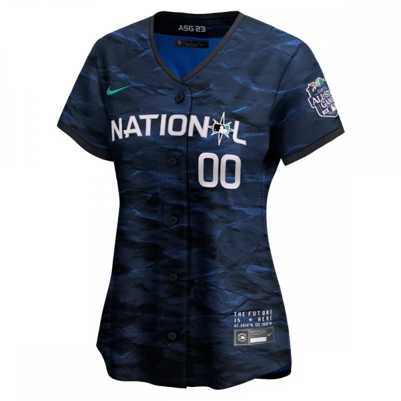 National League Nike Dames 2023 MLB All-Star Game Custom Pick-A-Player Limited-shirt – Koningsblauw