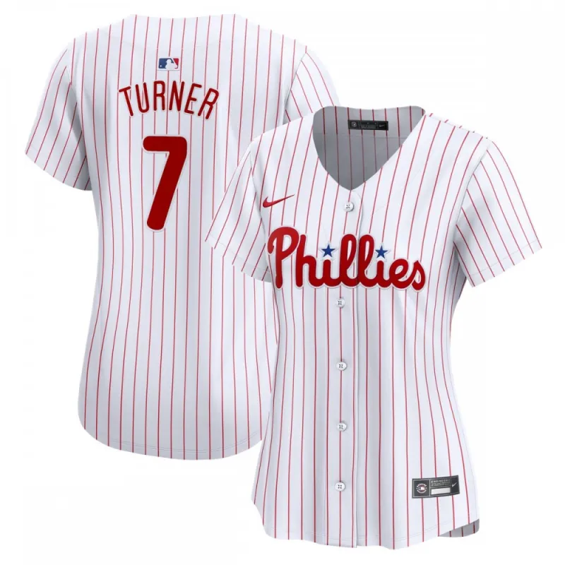 Trea Turner Philadelphia Phillies Nike Women’s Home Limited Player Jersey – White
