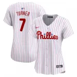 Trea Turner Philadelphia Phillies Nike Women's Home Limited Player Jersey - White Trea Turner Philadelphia Phillies Nike Women’s Home Limited Player Jersey – White