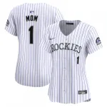 Colorado Rockies Nike Damen #1 Mom Home Limited Trikot – Weiß Colorado Rockies Nike Damen #1 Mom Home Limited Trikot – Weiß
