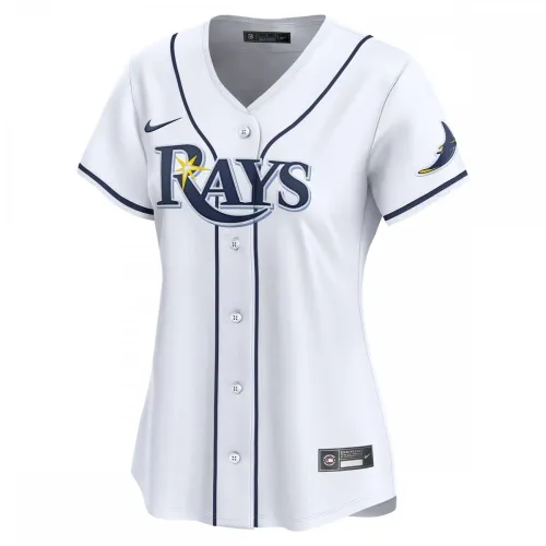 Tampa Bay Rays Nike Women's #1 Mom Home Limited Jersey - Wit