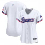 Texas Rangers Nike Women’s Home Limited Jersey – White