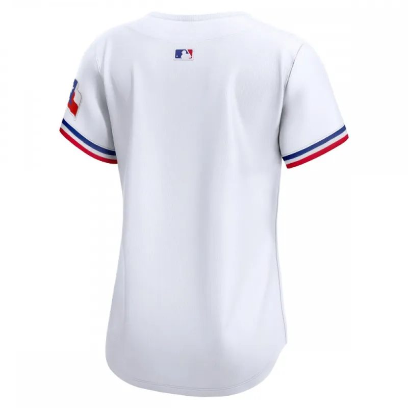 Texas Rangers Nike Women’s Home Limited Jersey – White