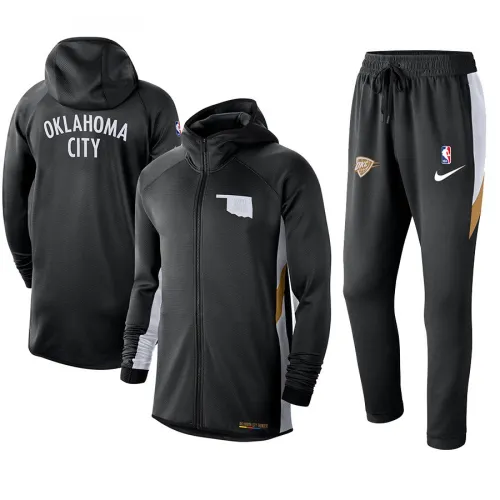 Oklahoma City Thunder 2019/20 Showtime Full-Zip Therma Flex Performance Men's Hoodie
