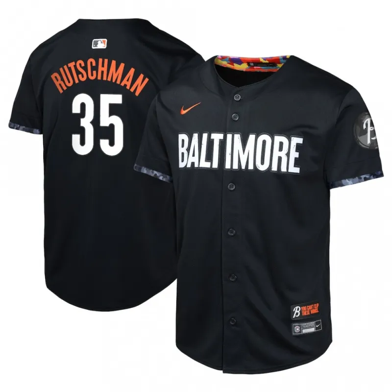 Adley Rutschman Baltimore Orioles Nike Jugend City Connect Limited Player Jersey - Schwarz