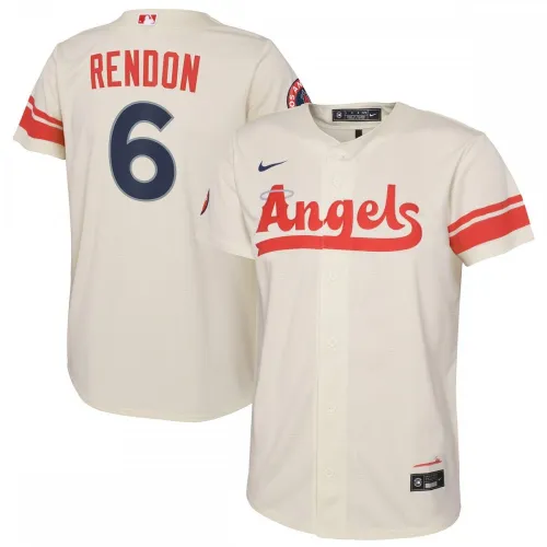Anthony Rendon Los Angeles Angels Nike Youth 2022 City Connect Replica Maglia Giocatore - Crema