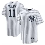 Anthony Volpe New York Yankees Camiseta de Jugador Nike Youth Home Replica - Blanca