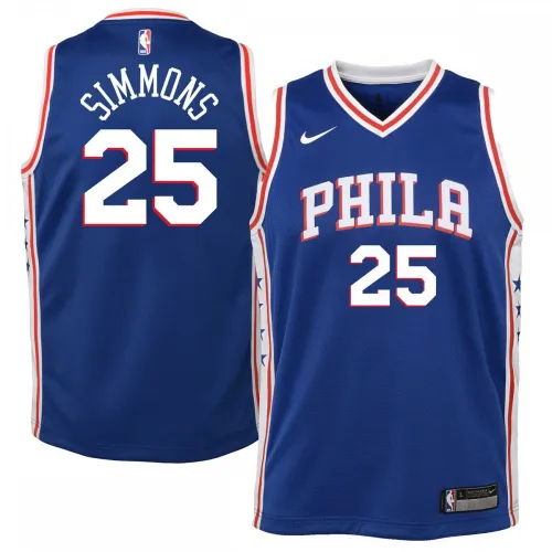 Ben Simmons Philadelphia 76ers Nike Jugend-Swingman-Trikot in Royal – Icon Edition