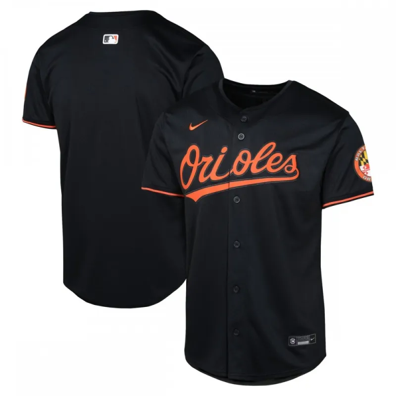 Baltimore Orioles Nike Youth Alternate Limited Jersey – Black