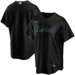 Miami Marlins Nike Youth Alternate Replica Team Jersey - Noir Miami Marlins Nike Youth Alternate Replica Team Jersey – Black