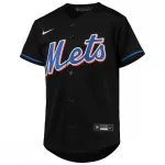 New York Mets Nike Youth Alternate Replica Team Jersey – Black