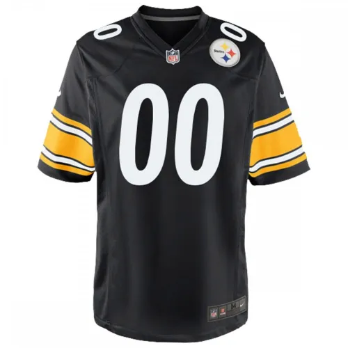 Pittsburgh Steelers Nike Youth Custom Game Jersey – Black