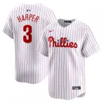 Bryce Harper Philadelphia Phillies Camiseta de Jugador Nike Youth Home Limited - Blanca Bryce Harper Philadelphia Phillies Nike Youth Home Limited Player Jersey - White