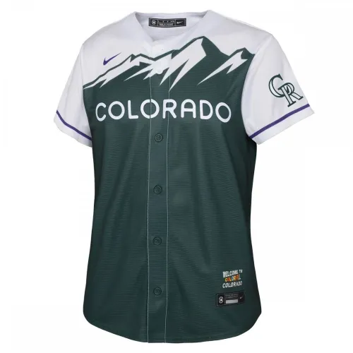 Charlie Blackmon Colorado Rockies Nike Youth 2022 City Connect Replica Player Jersey – Green