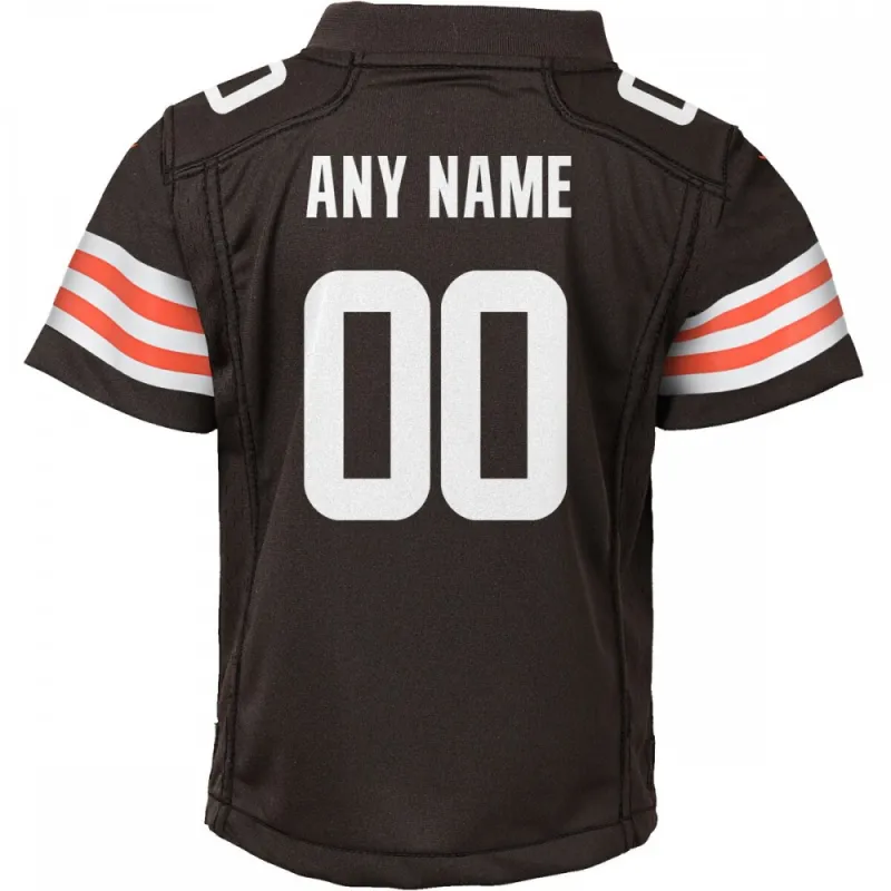 Nike Cleveland Browns Youth Custom Game Jersey – Brown