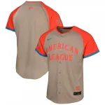 Camiseta Limitada Nike Youth 2024 MLB All-Star Game de la Liga Americana - Crema Camiseta juvenil Nike del Juego de Estrellas de la MLB 2024 de la Liga Americana (Edición Limitada) – Color crema