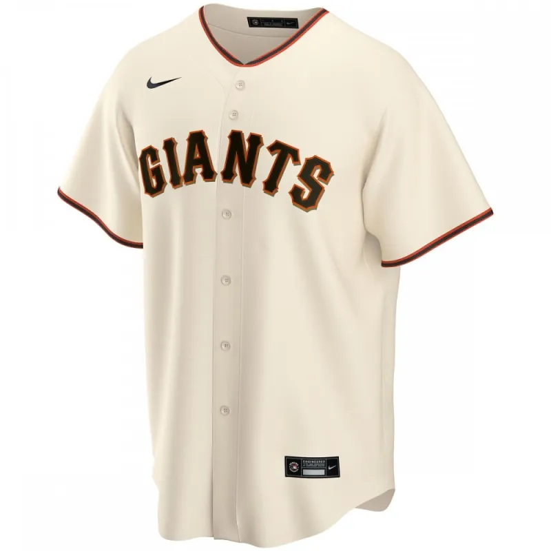 San Francisco Giants Nike Youth Home Fan edition Custom Jersey – Cream