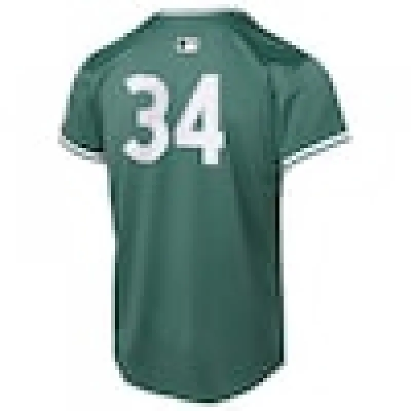 Maglia da giocatore ritirato David Ortiz dei Boston Red Sox, collezione Nike Youth 2025 City Connect Limited - Verde