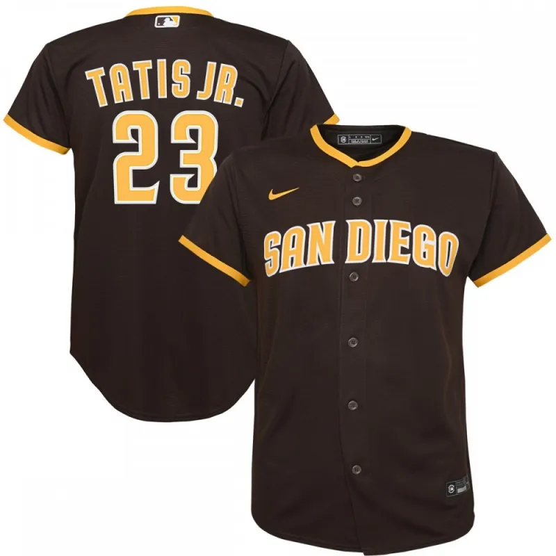 Fernando Tatis Jr. San Diego Padres Nike jeugd-replica-spelersshirt (alternatief) – bruin